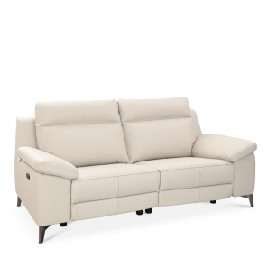 HANSEN 3 SEATER SOFA WITH 2 POWERED RECLINERS