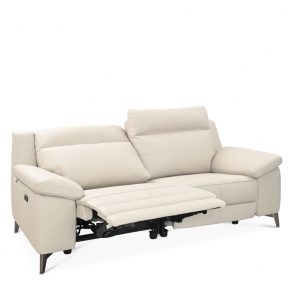 HANSEN 3 SEATER SOFA WITH 2 POWERED RECLINERS