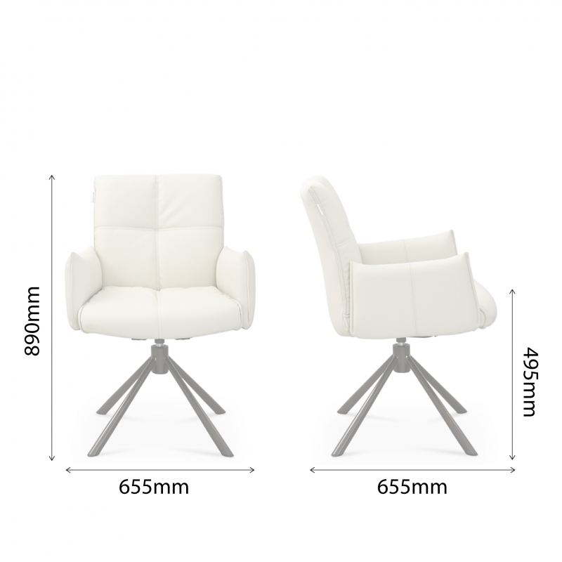 ATELIER SWIVEL & LAID BACK DINING CHAIR