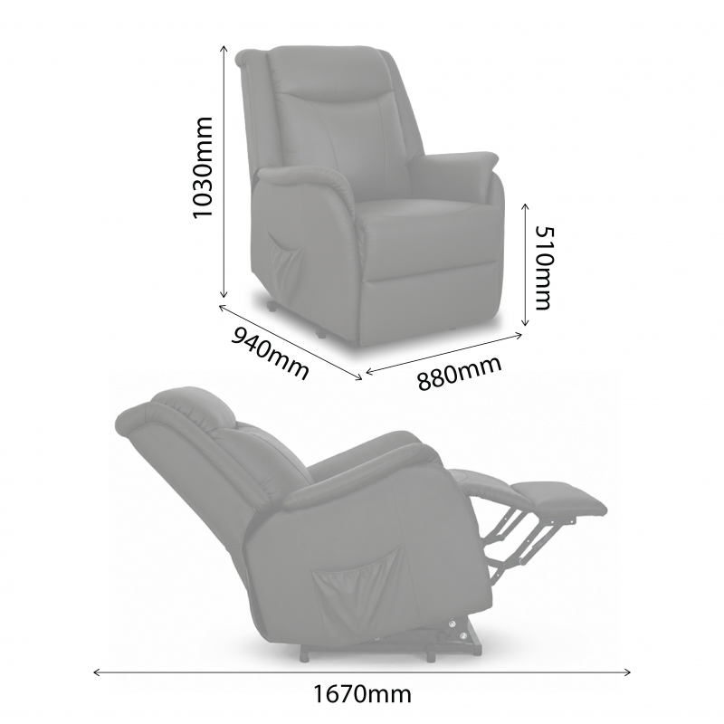 TIMI-N POWER LIFT RECLINER ARMCHAIR