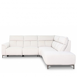 LORITA L-SHAPED SOFA WITH 1 POWERED RECLINER