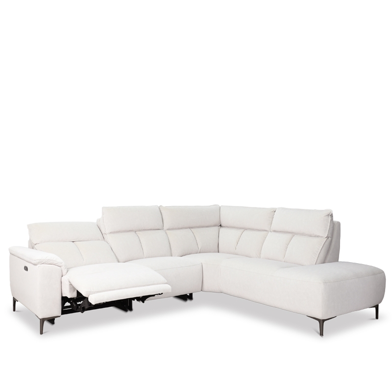 LORITA L-SHAPED SOFA WITH 1 POWERED RECLINER