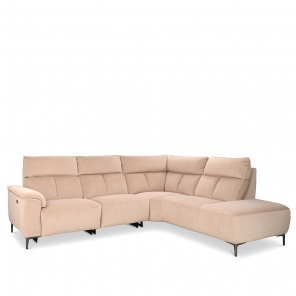 LORITA L-SHAPED SOFA WITH 1 POWERED RECLINER