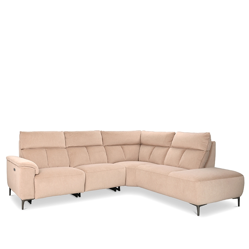 LORITA L-SHAPED SOFA WITH 1 POWERED RECLINER