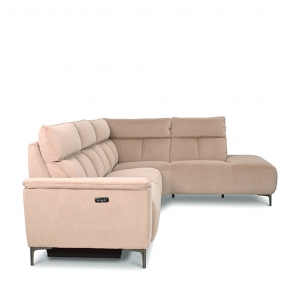LORITA L-SHAPED SOFA WITH 1 POWERED RECLINER