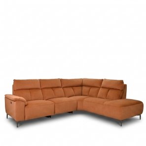 LORITA L-SHAPED SOFA WITH 1 POWERED RECLINER