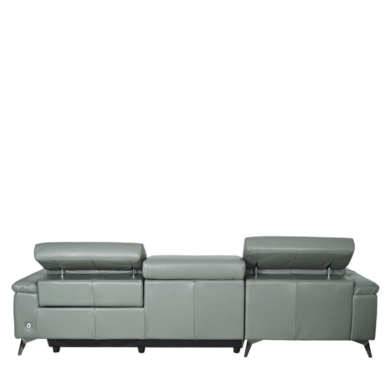 VINCENZO-N5 L-SHAPED SOFA WITH 1 POWER RECLINER