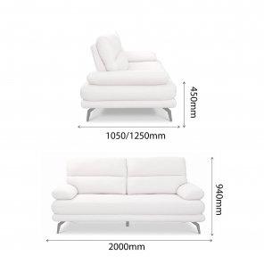 WALLS-N2 FUNCTIONAL 3 SEATER SOFA