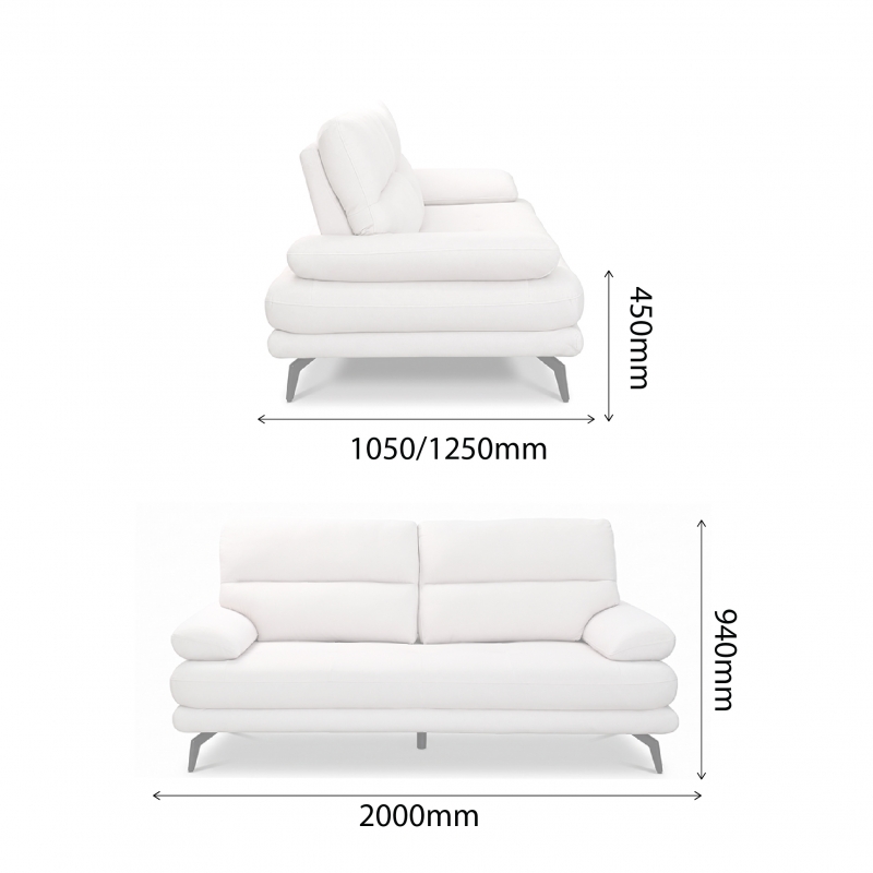 WALLS-N2 FUNCTIONAL 3 SEATER SOFA