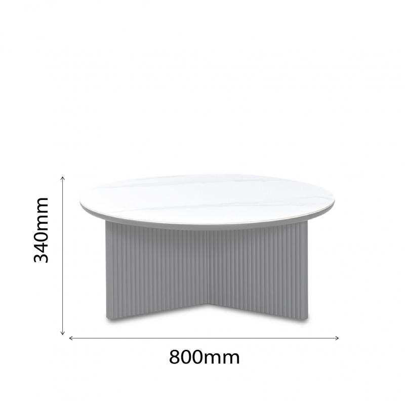 CASENA COFFEE TABLE WITH STONE TOP