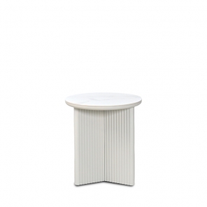 CASENA END TABLE WITH STONE TOP
