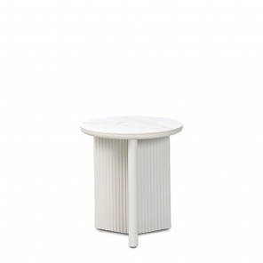 CASENA END TABLE WITH STONE TOP