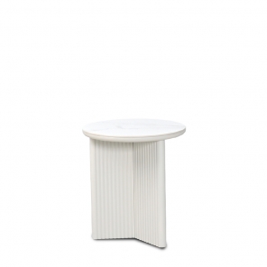 CASENA END TABLE WITH STONE TOP