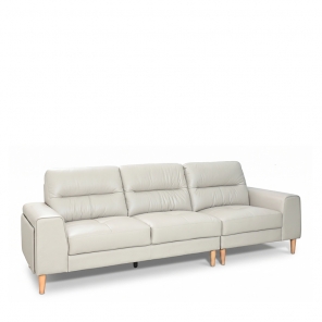 NICO 3 SEATER SOFA WITH CUPHOLDER AND STORAGE