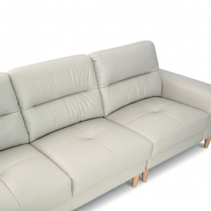 NICO 3 SEATER SOFA WITH CUPHOLDER AND STORAGE