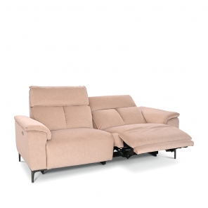 LORITA PET FRIENDLY FABRIC 2.5 SEATER WITH 2 POWERED RECLINER