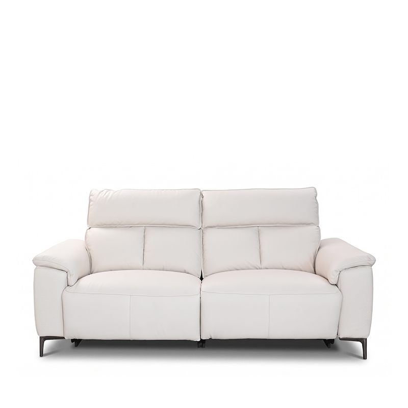LORITA HALF LEATHER 2.5 SEATER WITH 2 POWERED RECLINER