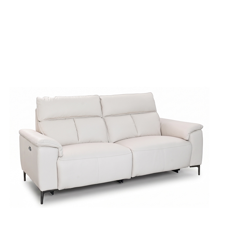 LORITA HALF LEATHER 2.5 SEATER WITH 2 POWERED RECLINER