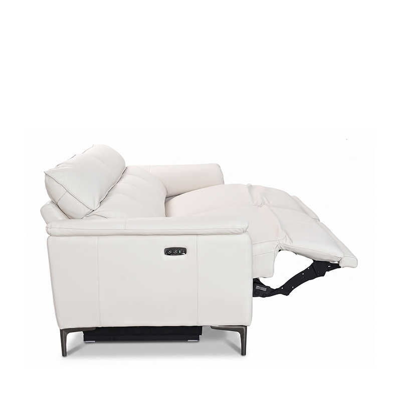 LORITA HALF LEATHER 2.5 SEATER WITH 2 POWERED RECLINER