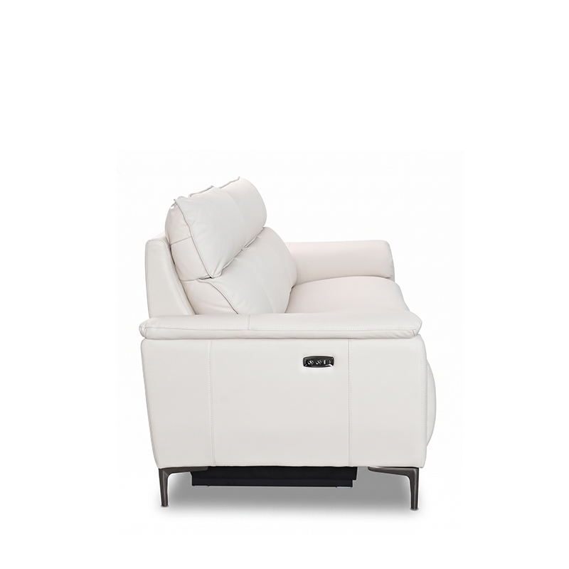 LORITA HALF LEATHER 2.5 SEATER WITH 2 POWERED RECLINER