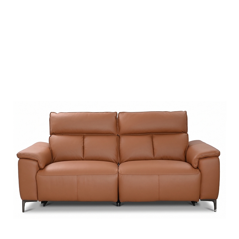 LORITA HALF LEATHER 2.5 SEATER WITH 2 POWERED RECLINER