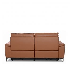 LORITA HALF LEATHER 2.5 SEATER WITH 2 POWERED RECLINER