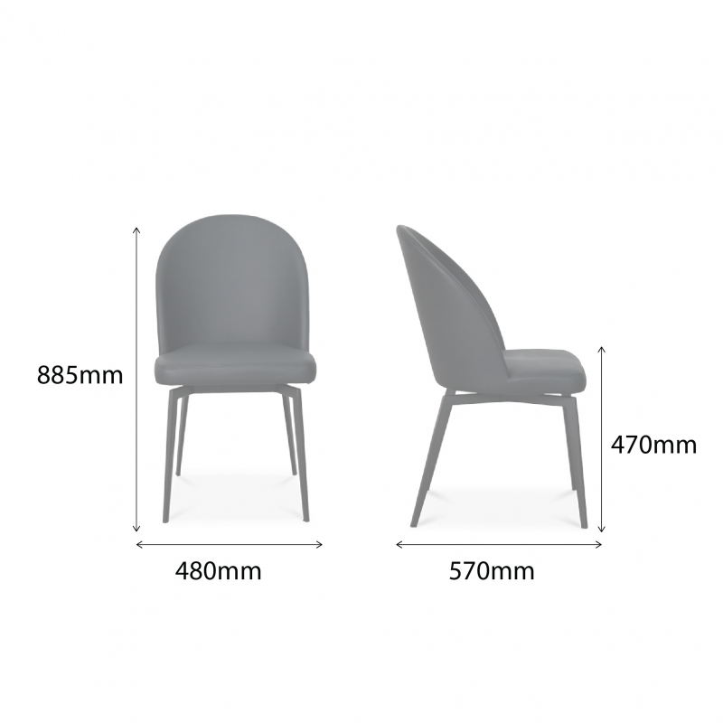 JOSE SWIVEL DINING CHAIR