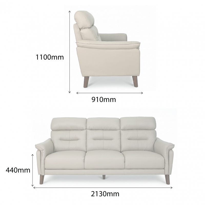 FOSSIL-N 3 SEATER SOFA