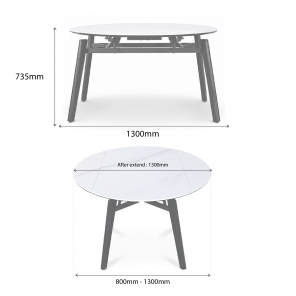 HANSEN EXTENDABLE DINING TABLE