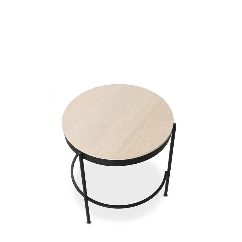 TRUMP-B-N END TABLE WITH SINTERED STONE TOP