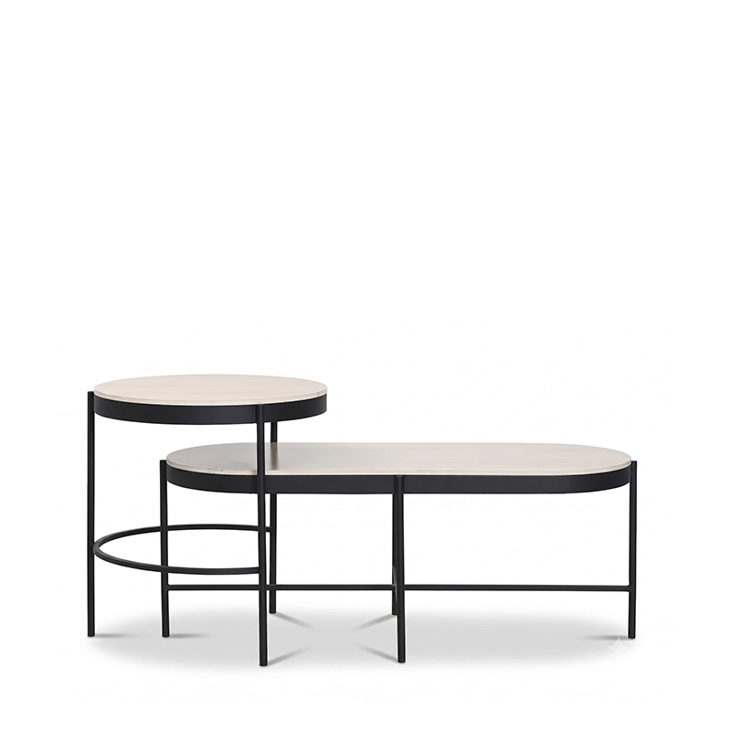 TRUMP-A-N COFFEE TABLE + TRUMP-B-N END TABLE
