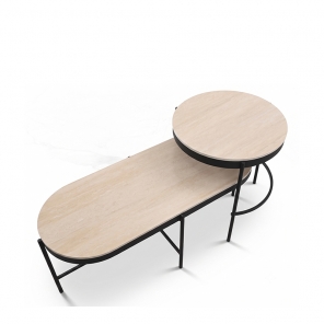 TRUMP-A-N COFFEE TABLE + TRUMP-B-N END TABLE