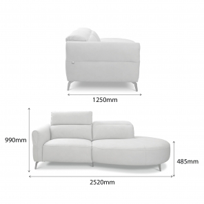 CONRAD POWERED RECLINER L-SHAPED SOFA