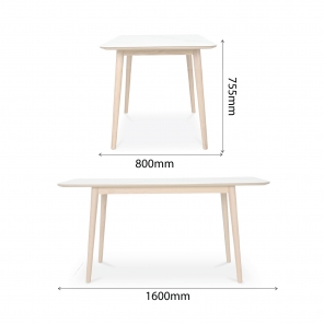 AZUMI-160-S-ST DINING TABLE