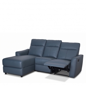 COLLIN-N L-SHAPED SOFA WITH 1 RECLINER
