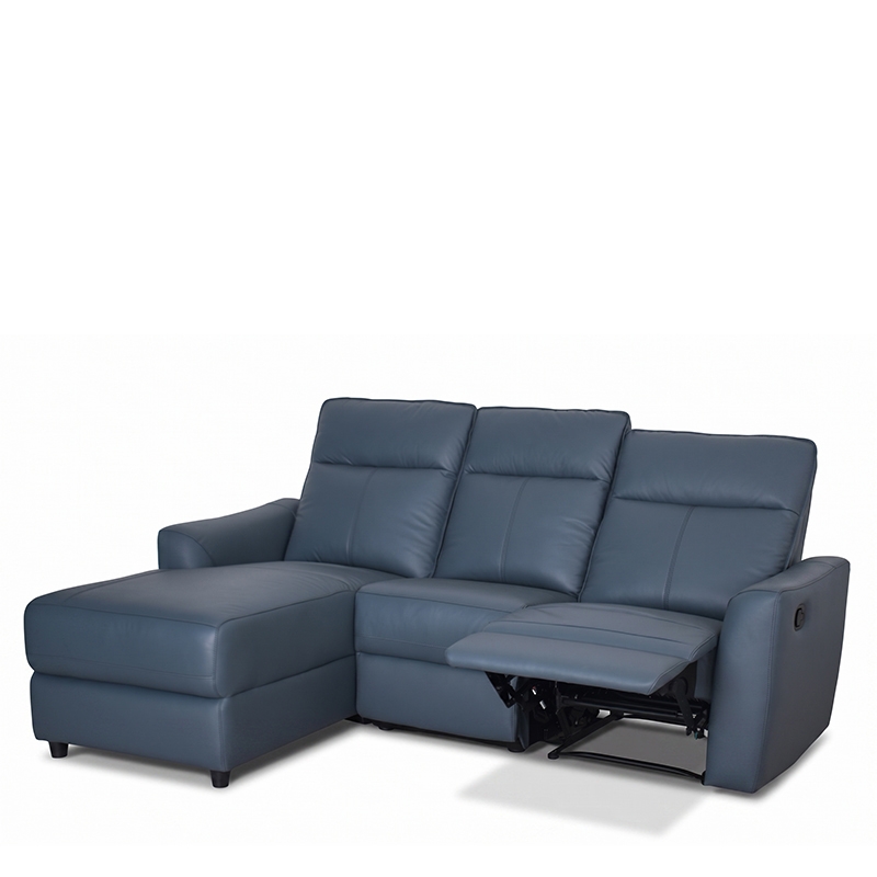 COLLIN-N L-SHAPED SOFA WITH 1 RECLINER