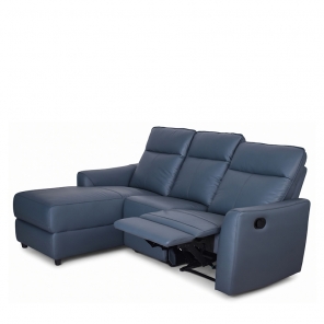 COLLIN-N L-SHAPED SOFA WITH 1 RECLINER