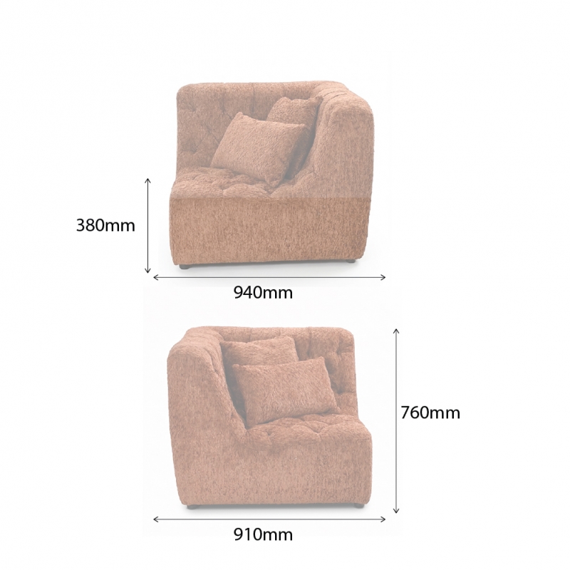 CHESTER-B CORNER MODULAR SOFA