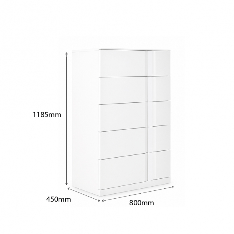 CASENA CHEST OF 5 DRAWERS
