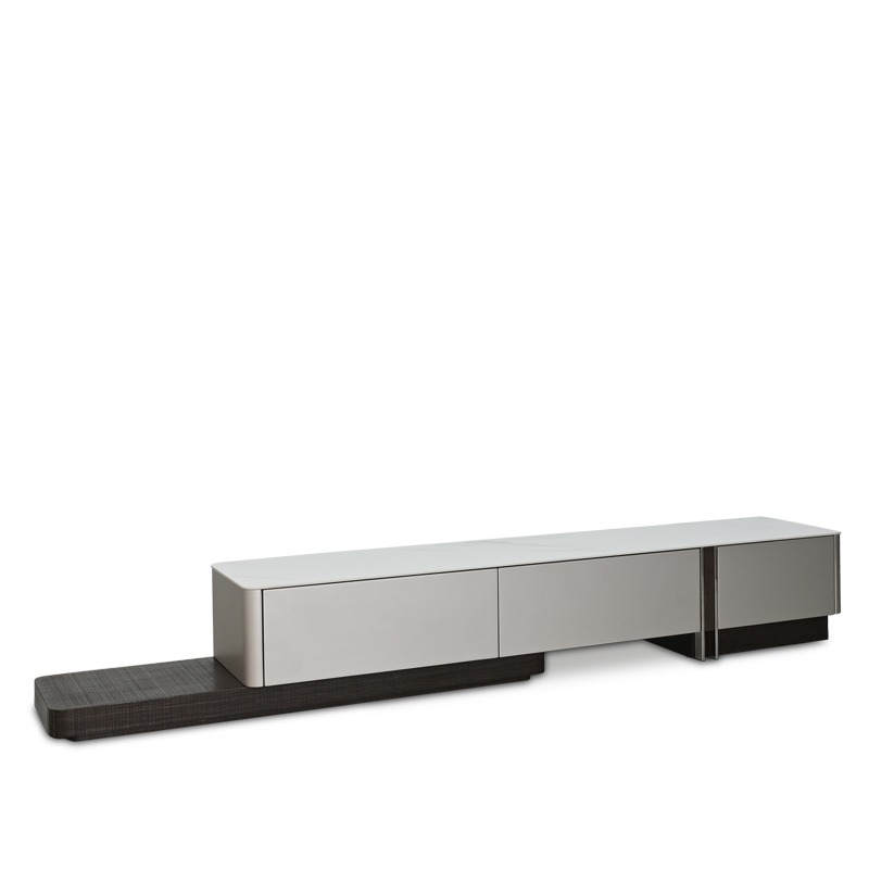 BONDI-N EXTENDABLE TV SIDEBOARD W/ STONE TOP