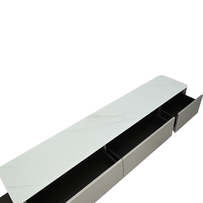 BONDI-N EXTENDABLE TV SIDEBOARD W/ STONE TOP