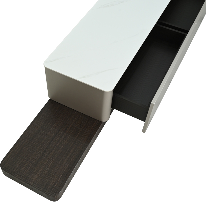 BONDI-N EXTENDABLE TV SIDEBOARD W/ STONE TOP
