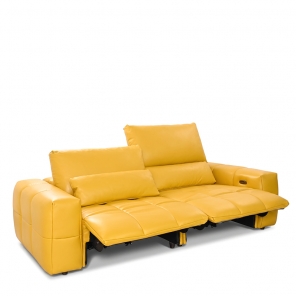 SOLAR 3 SEATER POWERED RECLINERS SOFA