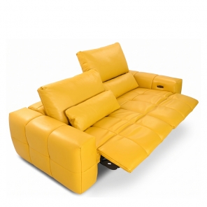 SOLAR 3 SEATER POWERED RECLINERS SOFA