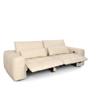 SOLAR 3 SEATER POWERED RECLINERS SOFA