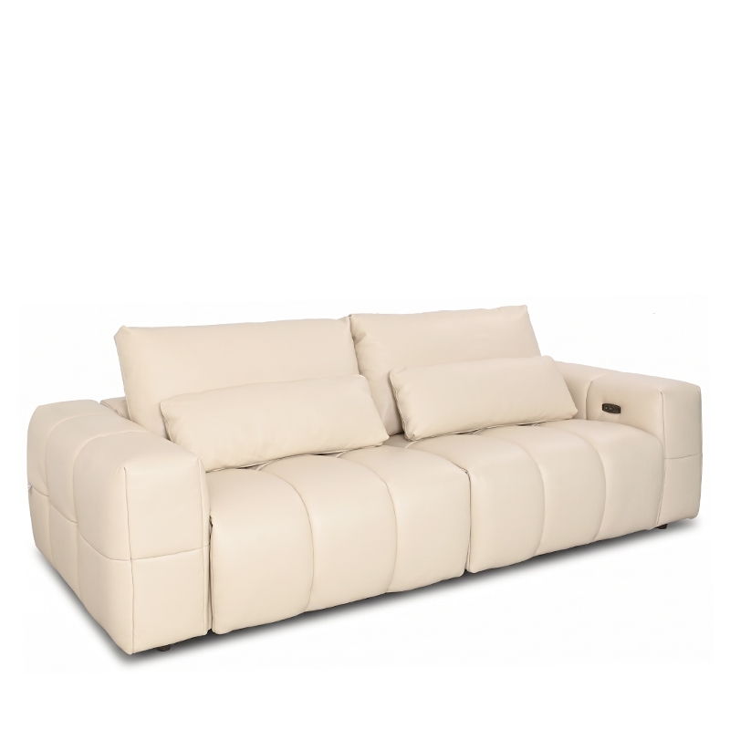 SOLAR 3 SEATER POWERED RECLINERS SOFA