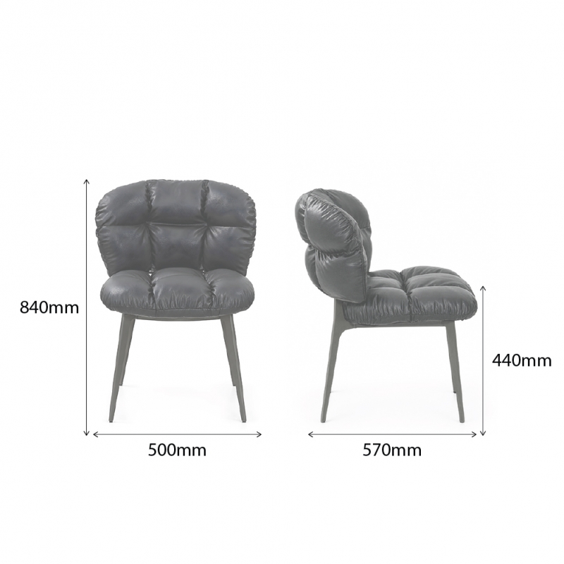 PLUSH DINING CHAIR