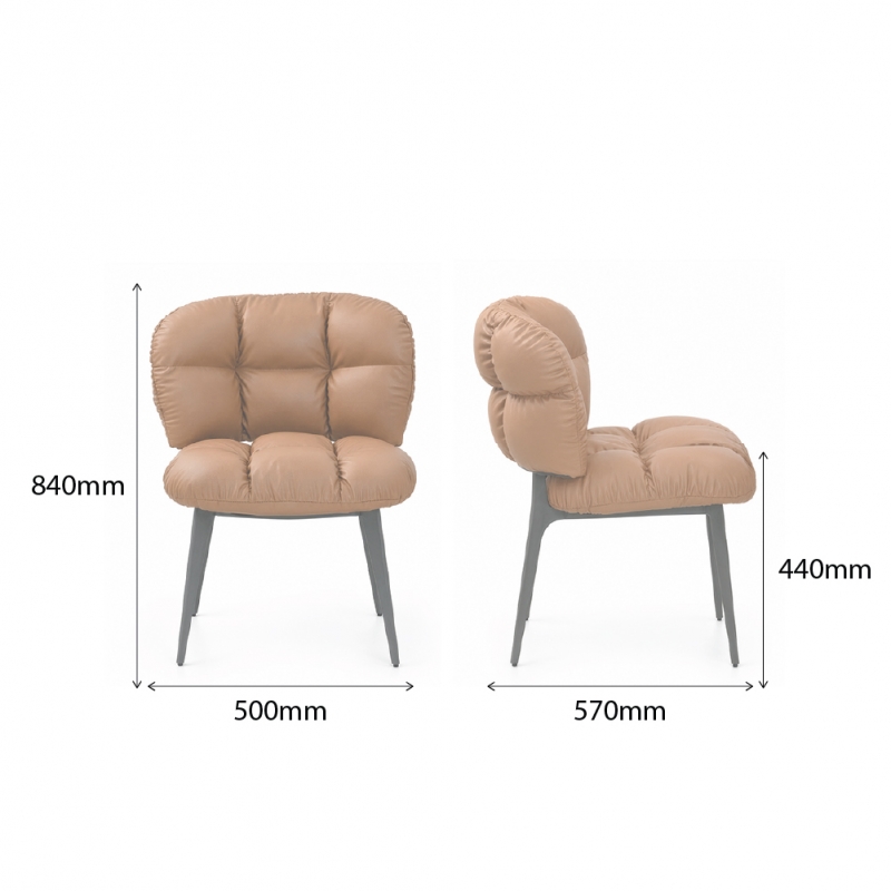PLUSH DINING CHAIR