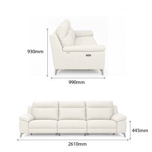 HANSEN MECHANISM SUITE WITH POWER RECLINERS