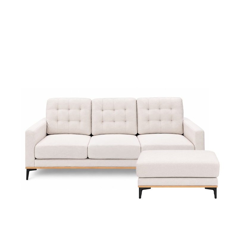 SPENCER 3 SEATER SOFA WITH OTTOMAN